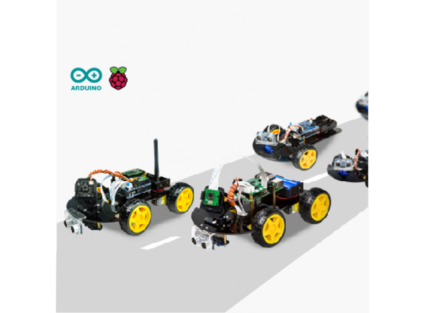 Uctronics Arduino Based Robotic Four Wheelers Diy Multi Function 4wd Car Kits Raspberry Pi Based Robots And Robotics Car Chassis And Platform