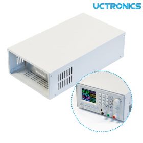 UCTRONICS 400W AC to DC Power Source and Case, Switching Power Supply Constant Voltage Stabilized Regulator and CNC Housing Bundle for Riden RD6006/RD6006W