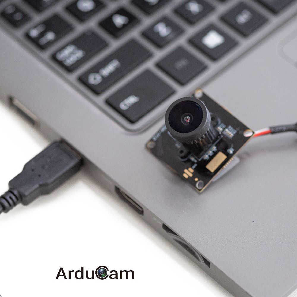Arducam 1080P HD Wide Angle WDR USB Camera Module for Computer, 2MP 1/2.7" CMOS AR0230 100 Degree Mini UVC USB2.0 Spy Webcam Board with 3.3ft/1m Cable for Windows, Linux, Mac OS, Android