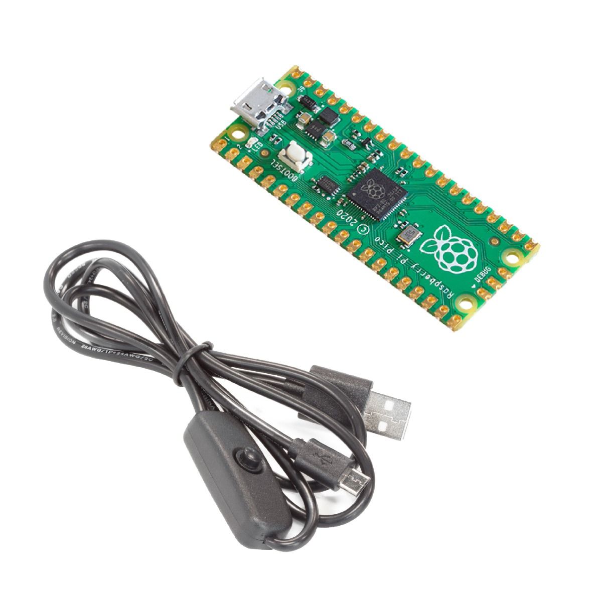 Ensomhed 945 Insister UCTRONICS Raspberry Pi Pico, RP2040 Microcontroller Board with Power Switch  Micro USB Cable