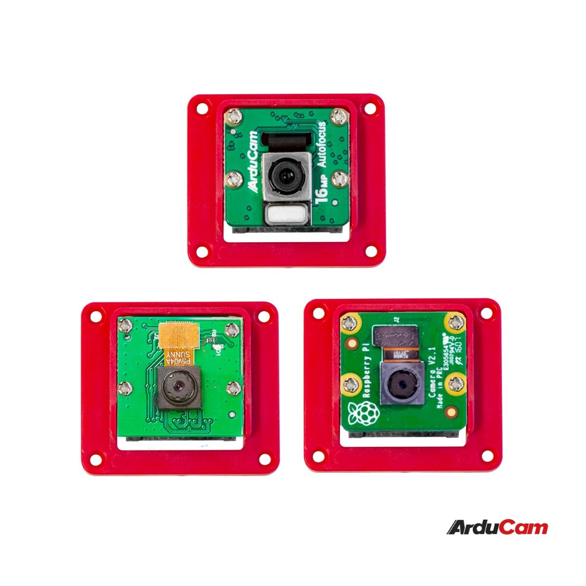 Arducam Acrylic Camera Enclosure Case for Raspberry Pi V1/V2/ and Arducam 16MP/64MP