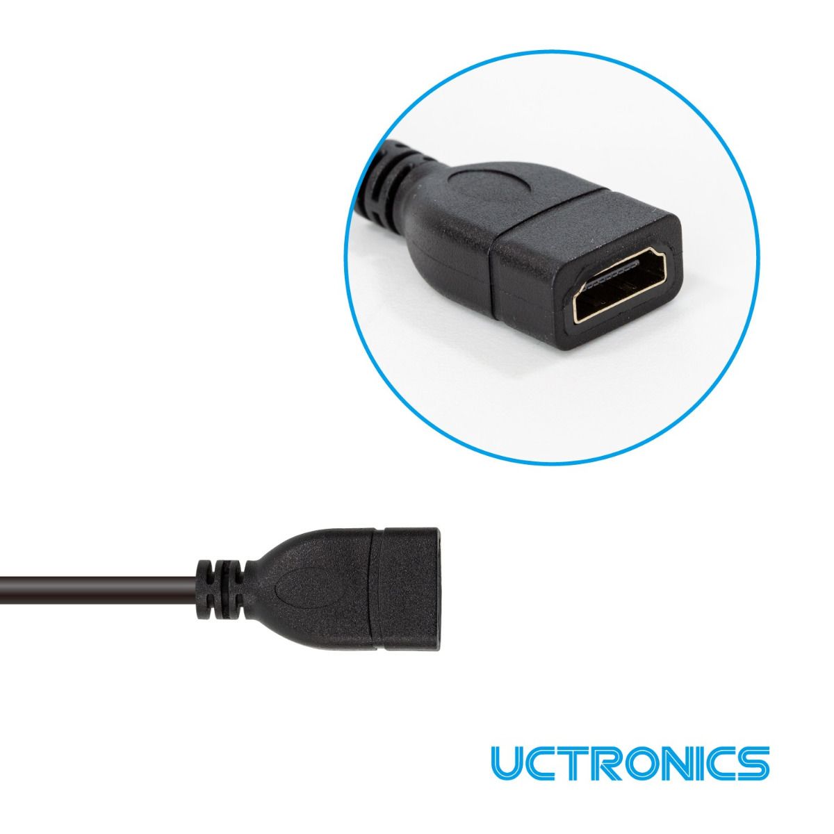 B4FC Verlängerung Adapter Kabel Extender HDMI-Anschluss HDMI 1.4 Standard 