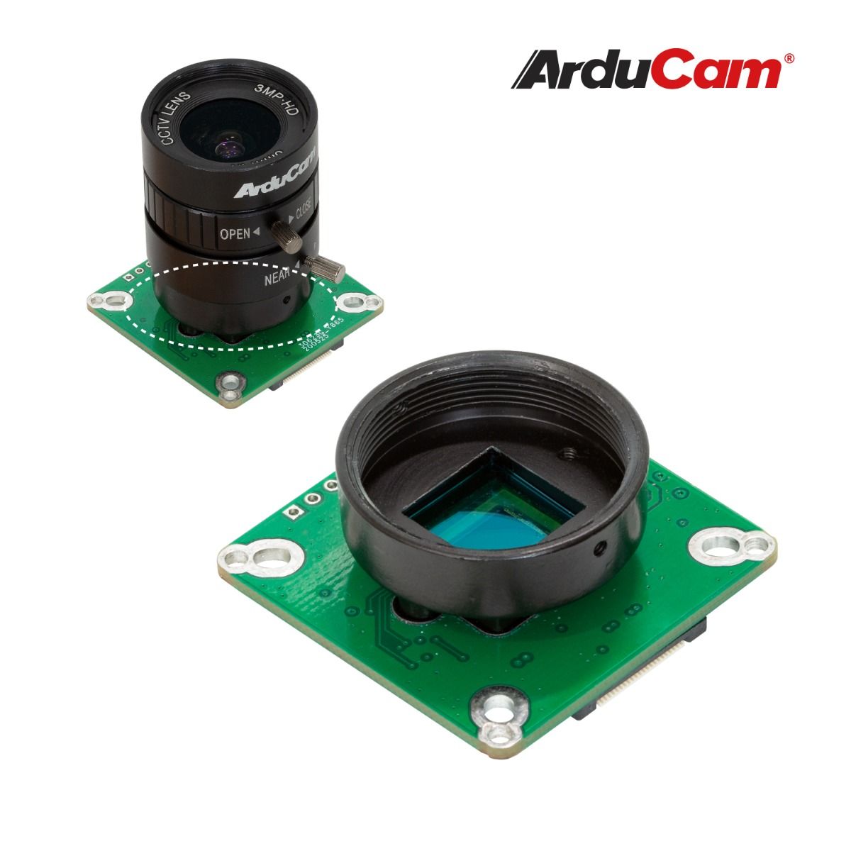 Arducam High Quality Camera for Raspberry Pi, 12.3MP 1/2.3 Inch IMX477 HQ Camera Module with 6mm CS Lens for Pi 4B, 3B+, 2B, 3A+, Pi Zero and more