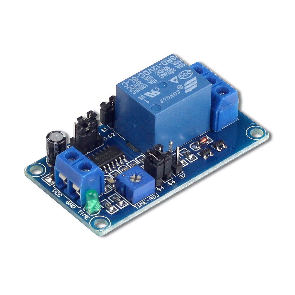 Raspberry Pi Industrial Control On Delay and Off Delay for Automobile UCTRONICS DC 12V Time Delay Relay Module with Plastic Enclosure and Other Electronic Projects 