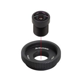 Arducam 1/1.8'' 4K 3.93mm Wide Angle M12 Lens for OS08A10,OS08A20 and more image sensors with large optical format
