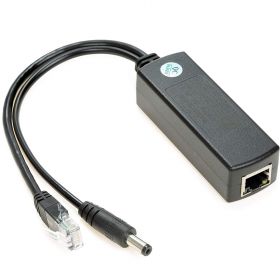UCTRONICS Active PoE Splitter 12V - 2.1mm DC Barrel Jack for IP Camera, Arduino with Ethernet and Wireless Access Point - IEEE 802.3af/at Compliant