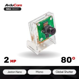 Arducam 2MP OV2311 Global Shutter M12 Mount NoIR Mono Camera Modules for NVIDIA Jetson Nano/NX and Jetson Orin NX