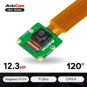 Arducam 12MP IMX378 Camera Module with wide angle for Raspberry Pi