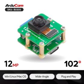 12MP IMX708 USB UVC 102° Wide Angle Fixed-Focus Camera Module 3