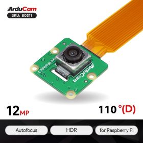 12MP IMX708 Autofocus Camera Module 3 with HDR Mode and PDAF Function for Raspberry Pi