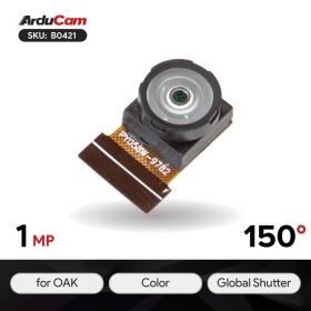 Arducam OV9782 Global Shutter Color 1MP Wide Angle Camera Module for DepthAI OAK