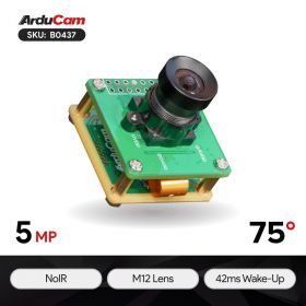 [Presale]Mega 5MP SPI Camera Module with M12 Lens (NoIR) for Any Microcontroller