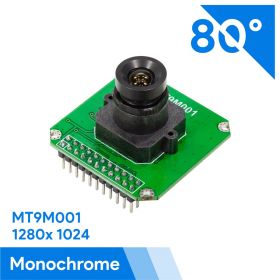 1pcs MT9M001 1.3Mp HD CMOS Monochrome Camera Module M12 Mount 6mm Lens