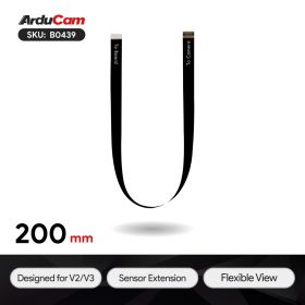 200mm Sensor Extension Cable for Raspberry Pi Camera Module V2/V3,  Support Working on Raspberry Pi and NVIDIA Jetson Nano