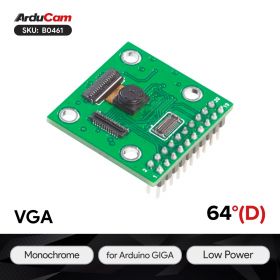 HM0360 VGA Monochrome DVP Camera Module for Arduino GIGA R1 WIFI Board