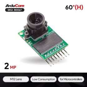  Arducam Mini Module Camera Shield with OV2640 2 Megapixels Lens for Arduino UNO Mega2560 Board & Raspberry Pi Pico