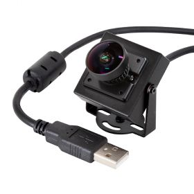 Arducam 1080P Low Light WDR USB Camera Module with Metal Case, 2MP 1/2.8" CMOS IMX291 160 Degree Ultra Wide Angle Mini UVC Webcam Board with Microphone, 3.3ft/1m Cable for Windows Linux Mac OS