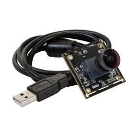 Arducam 1080P Low Light Wide Angle USB Camera Module with Microphone for Computer, 2MP 1/2.8" CMOS IMX291 160 Degree Fisheye Mini UVC USB2.0 Webcam Board with 3.3ft/1m Cable for Windows, Linux, Mac OS