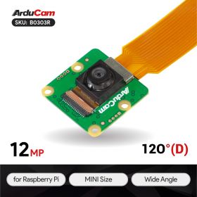 Arducam 12.3MP 477M MINI Wide Angle Camera Module for Raspberry Pi
