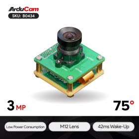 [Presale]Mega 3MP SPI Camera Module with M12 Lens for Any Microcontroller