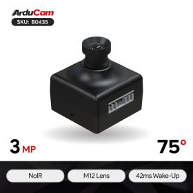 Mega 3MP SPI Camera Module with M12 Lens (NoIR) for Any Microcontroller