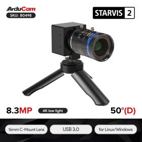 [Presales] Arducam 8.3MP Sony STARVIS 2 IMX585 Low Light Manual Focus USB 3.0 Camera Module with 16mm C-Mount Lens