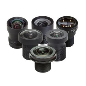 Arducam M12 Lens Kit for Raspberry Pi High Quality IMX477 Camera, Fisheye Wide Angle Telephoto M12 Camera Lenses with Lens Adapter