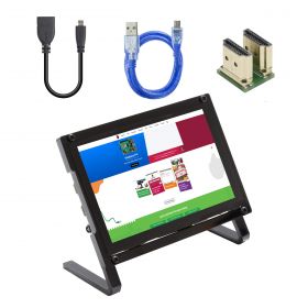 UCTRONICS 5 Inch Touchscreen for Raspberry Pi with Prop Stand, 800×480 Portable Capacitive HDMI LCD Display Monitor for Pi 4, 3 B+, Windows 10 8 7, Free Driver