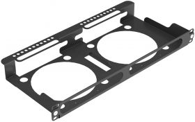 UCTRONICS for Mac Mini Rack Mount, 19" 1U Rackmount Supports 2 Units of All Mac Mini M1 and The Previous Models
