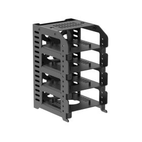 Raspberry Pi Cluster, UCTRONICS Metal Rack Case with 4 Removable Layers and 2 Cooling Fans, Support Raspberry Pi 4B, 3B+/3B and Other B Models, Optional 2.5" SSD Mounting Plate
