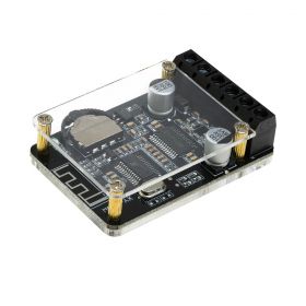 UCTRONICS Bluetooth Audio Amplifier Board, 15W+15W 2.0 Dual Channel Stereo Amp Module with Acrylic Case, DIY Speaker Home Sound System