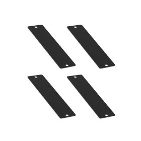 UCTRONICS Blank Cover for Front Removable Raspberry Pi 3U Rack Mount, 4 Pack