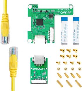 Arducam Cable Extension Kit for Raspberry Pi Camera, Up to 15-Meter Extension, Compatible with Raspberry Pi Camera V1/V2/HQ, and 16MP Autofocus Camera Module