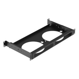 UCTRONICS Mac Mini Rack Mount with Side Brackets, 19" 1U Rackmount Supports up to 2 Units of All Mac Mini M1 and The Previous Models