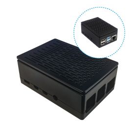 UCTRONICS for Raspberry Pi 4 Case with Cooling Fan, ABS Protective Enclosure with Removable Top Cover for Pi 4 Model B/4B 