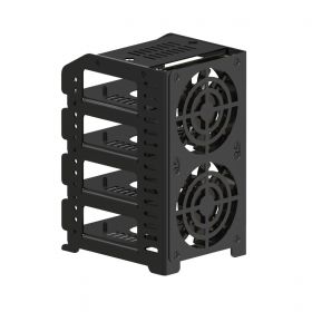 UCTRONICS Raspberry Pi Cluster, Metal Rack Case with Protection Shield, 4 Removable Layers and 2 Cooling Fans, Support Raspberry Pi 4B, 3B+/3B and Other B Models, Optional 2.5" SSD Mounting Plate