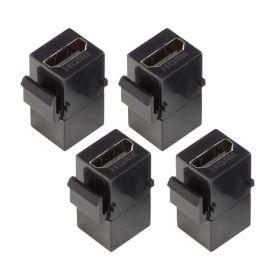 UCTRONICS HDMI Keystone Jack, 4-Pack HDMI Female to Female Insert Connector Adapter for 1U Rack Mount