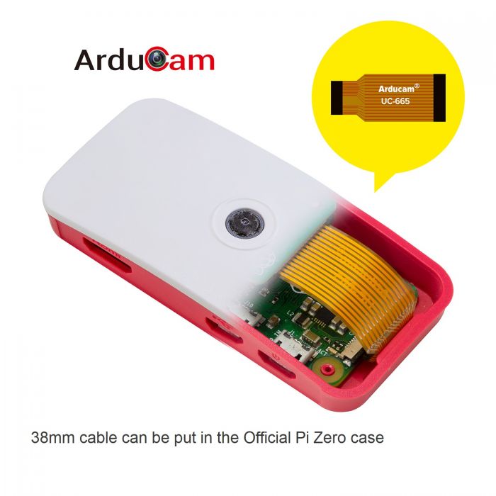 1.5" 2.87" 5.9" Ribbon Flex Exte Details about   Arducam For Raspberry Pi Zero Camera Cable Set 